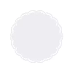 Sous verres blancs neutres diam. 9cm  7couches (m)